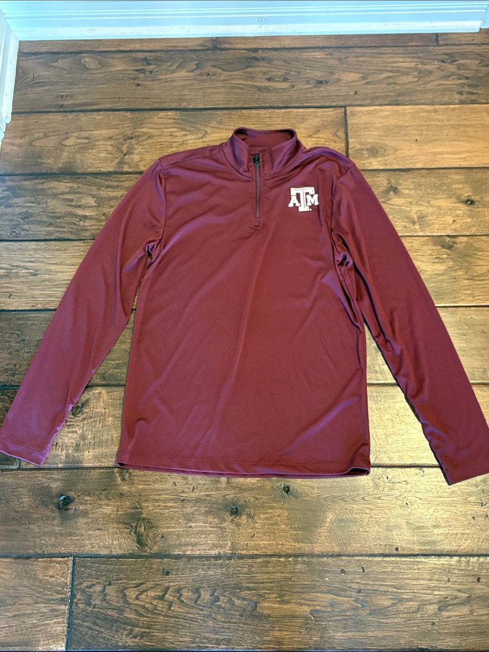 Texas A&M Maroon Quarter-Zip Performance Pullover for Kids